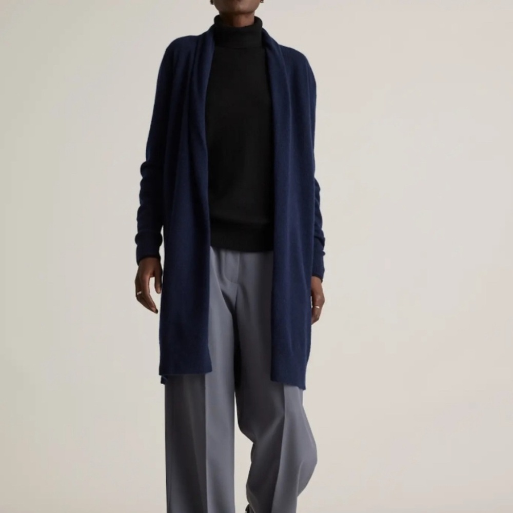 Quince Deep Blue Women's Cardigan